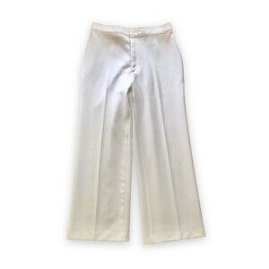 Vintage 70s 80s Levi's White Bend Over Pants Trousers High Waisted Size 14